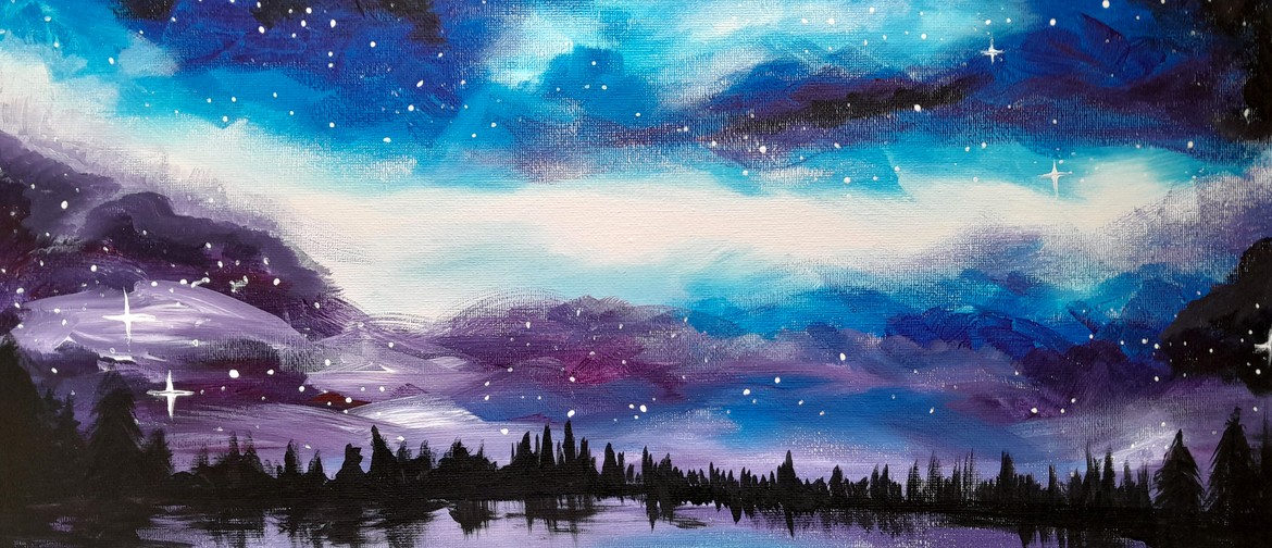 Auckland Paint & Wine Night - Lost in Space