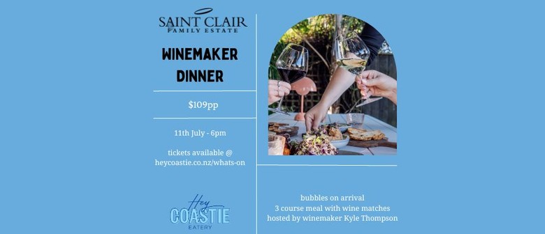 Hey Coastie Winemaker Dinner x St Clair Winery