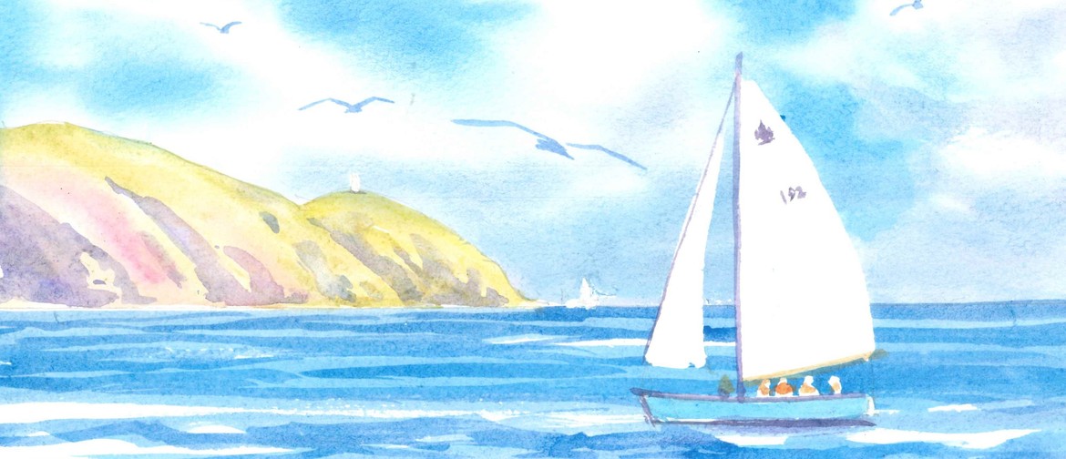 Wine & Watercolour Evening – Sailing Past Pencarrow