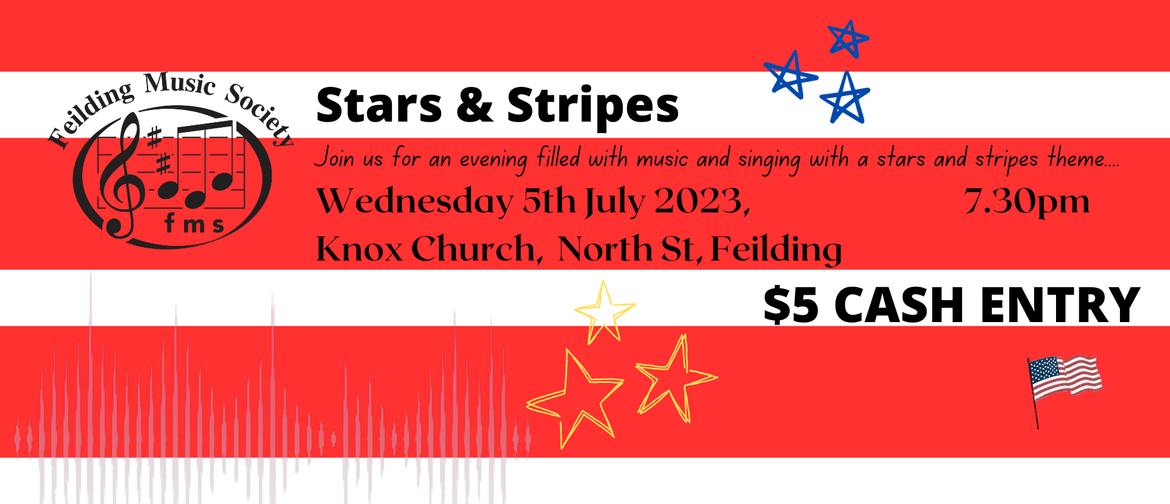 Feilding Music Society - Stars and Stripes July Concert