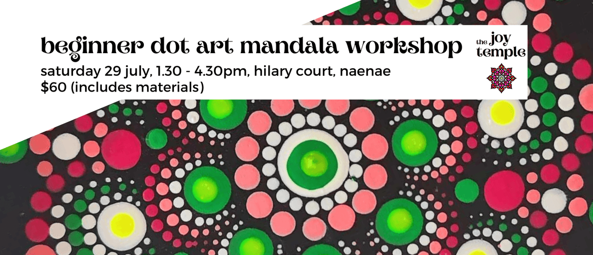 Beginner Dot Art Mandala Workshop