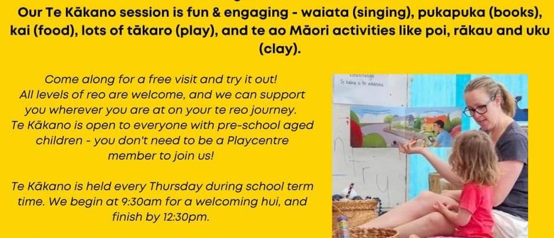 Te Kākano Bilingual Play Session for Preschoolers