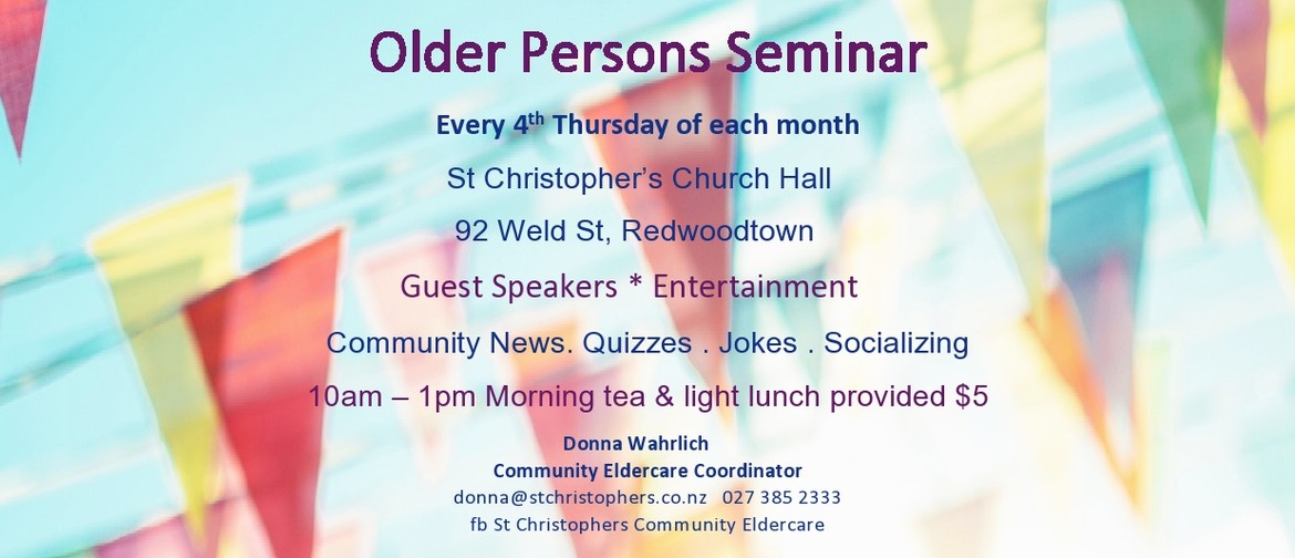 Older Persons Seminar