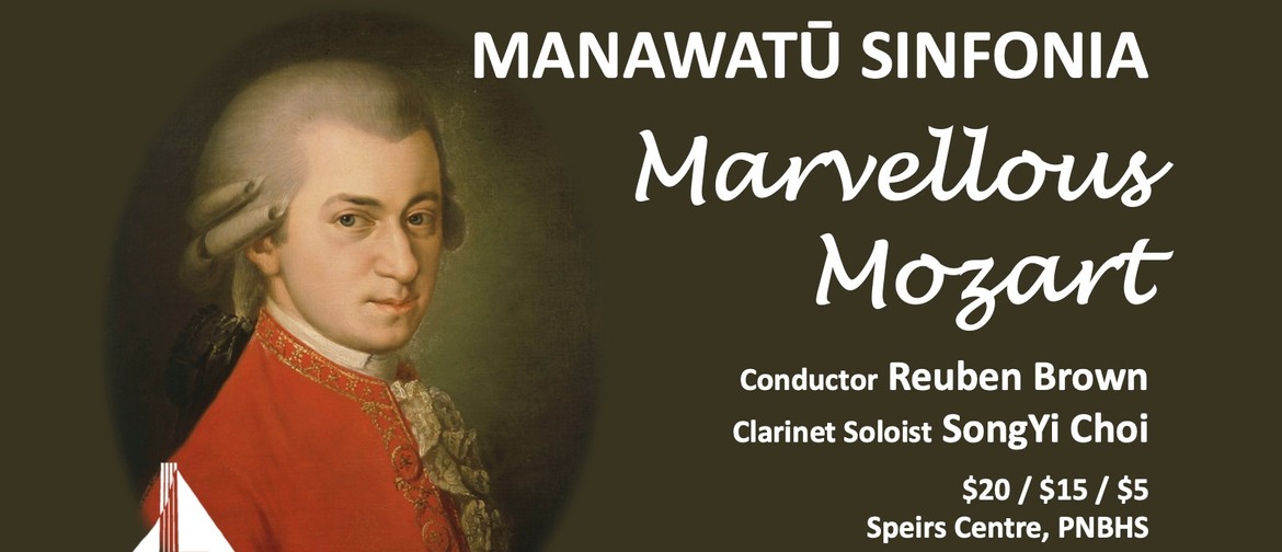 Manawatū Sinfonia Marvellous Mozart