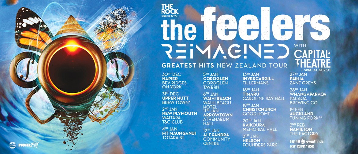 The Feelers - Reimagined - Greatest Hits NZ Tour: CANCELLED