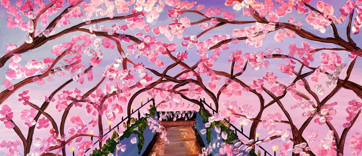 cherry blossoms anime flowers plants trees blue... - Stock Illustration  [98576409] - PIXTA