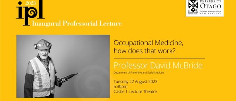 Inaugural Professorial Lecture –Professor David McBride