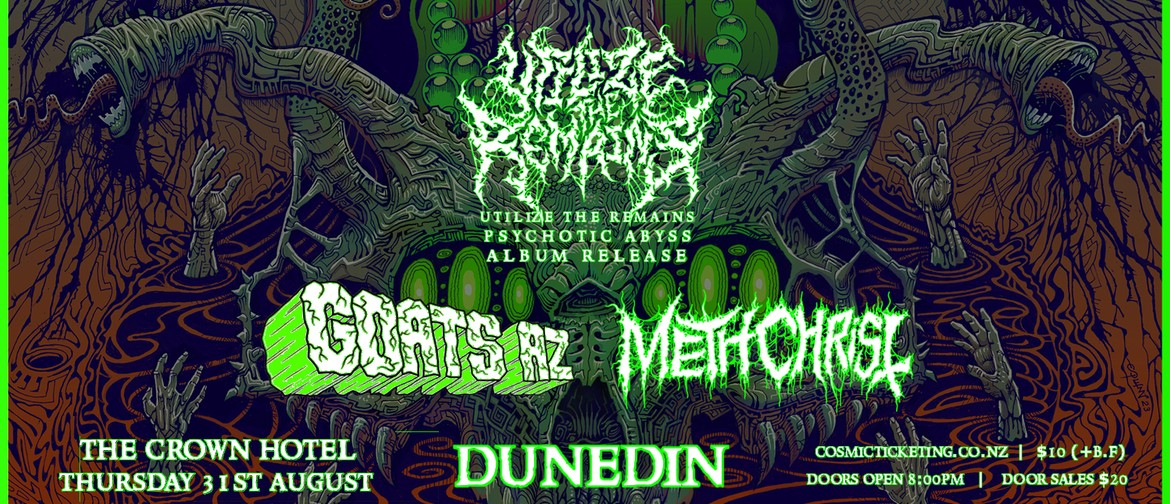 Utilize The Remains | Psychotic Abyss Album Release |Dunedin