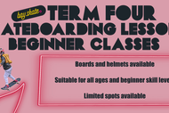 Image for event: Beginner Skateboarding Lessons - Term 4