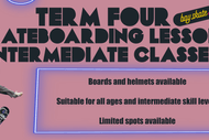 Image for event: Intermediate Skateboarding Lessons - Term 4