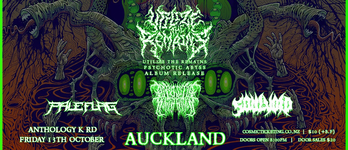 Utilize The Remains|Psychotic Abyss Album Release |Auckland
