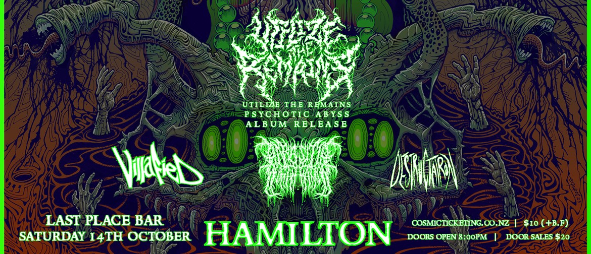 Utilize The Remains|Psychotic Abyss Album Release |Hamilton