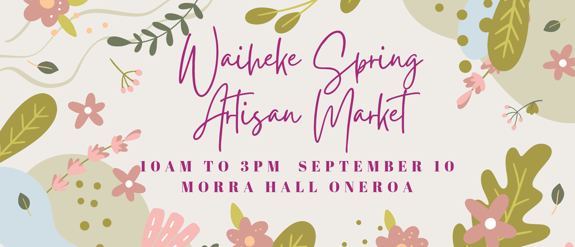 Waiheke Spring Artisan Market