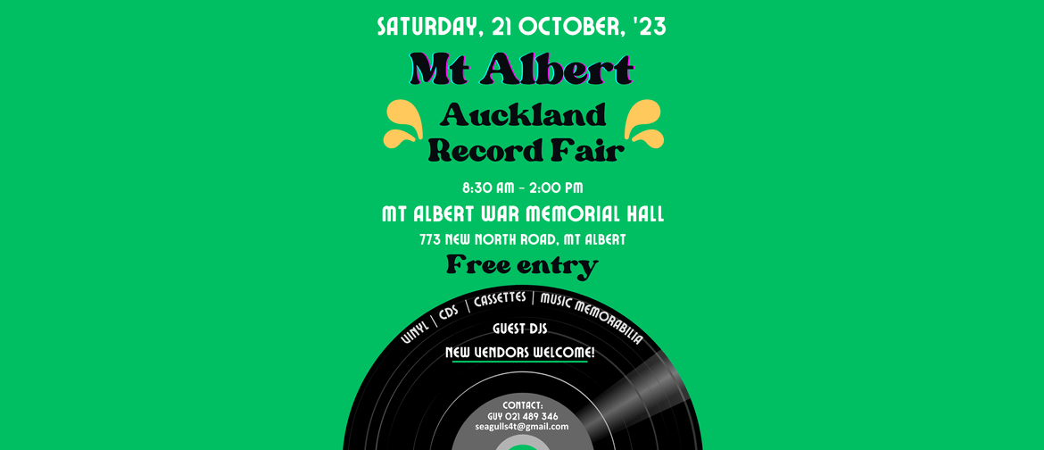 Mt Albert Record Fair