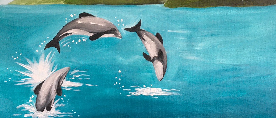 Tauranga Paint and Wine Night - Hectors Dolphins: CANCELLED