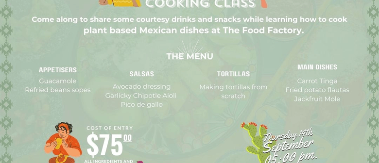 Plant Based Mexican Cooking Class