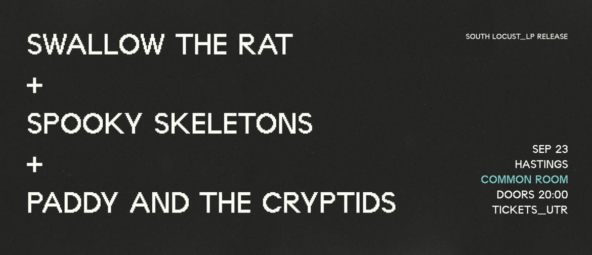 Swallow the Rat w/ Spooky Skeletons, Paddy & the Cryptids
