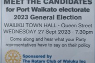 Meet The Port Waikato General Election Candidates
