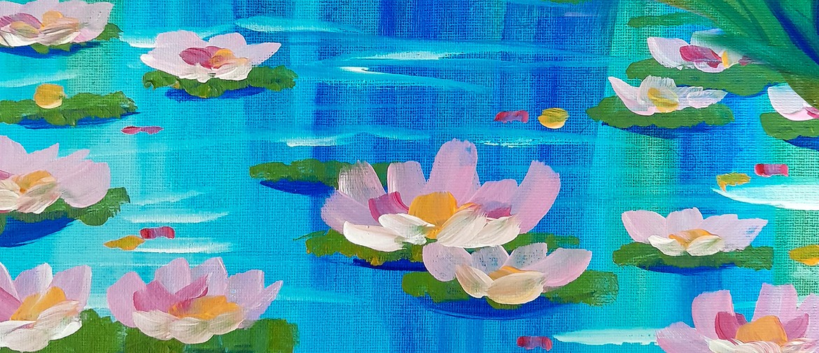 Auckland Paint and Wine Night - Water Lilies, Monet Inspired: CANCELLED