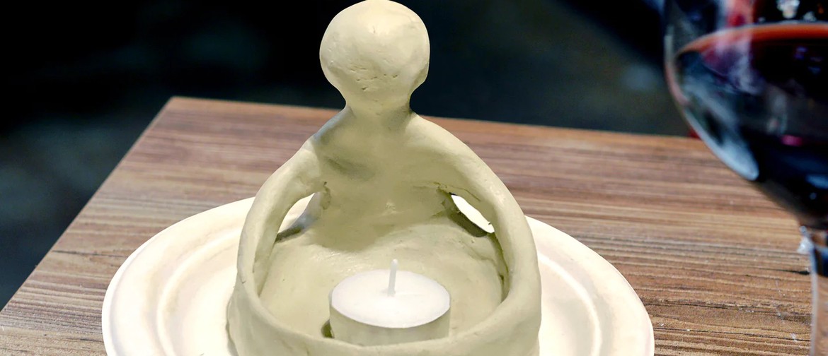 Auckland Sip and Sculpt Night - Tranquil Tea Light Holder