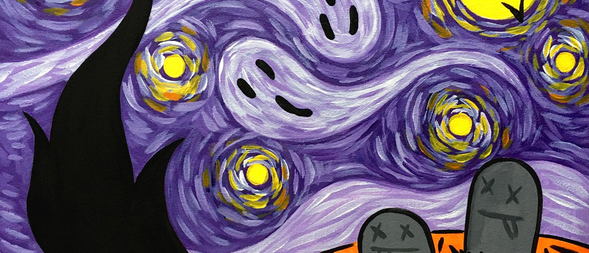 Auckland Paint and Wine Night - A Starry Fright