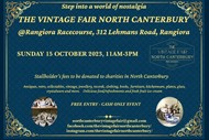 Image for event: The Vintage Fair North Canterbury
