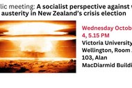A socialist perspective against war in NZ's crisis election