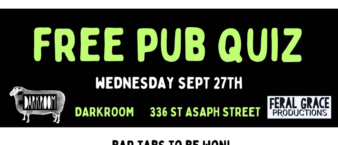 Free Pub Quiz - September 2022