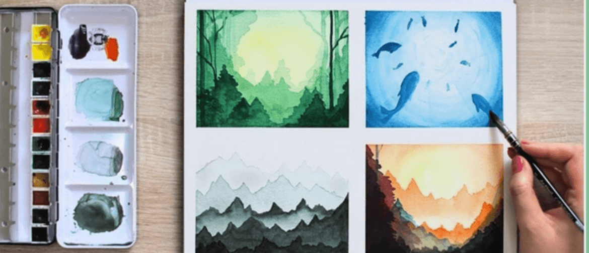 Saturday Leveling up in Watercolour with Chloe Lam