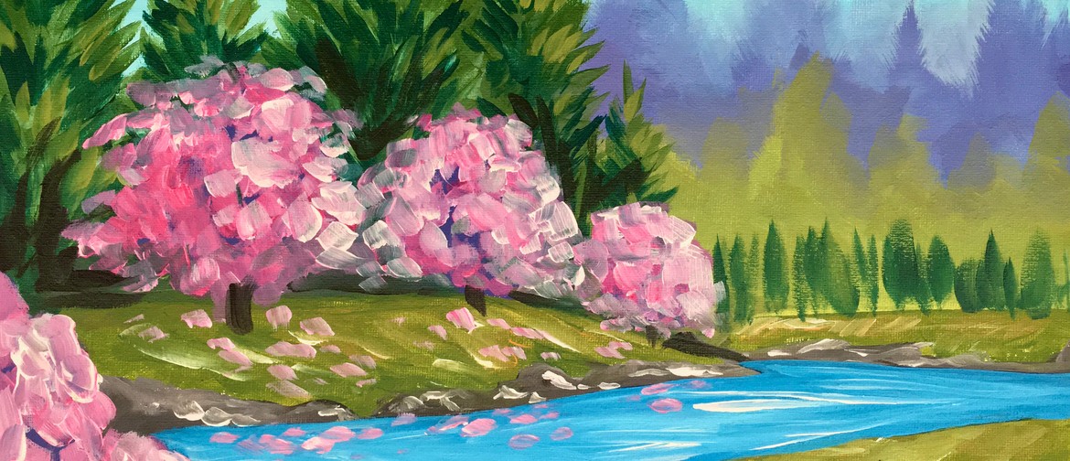 Whangarei Paint and Wine Night - A Spring Walk