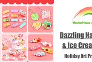 Dazzling Hair Decor & Ice Cream Cups - Holiday Art Programme
