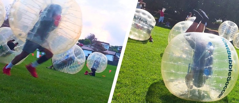 Kiwi Bubble Soccer - Community Activation. Keith Park