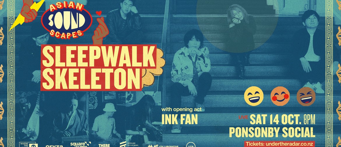 Sleepwalk Skeleton With Ink Fan followed by Manuel Bundy +Ty