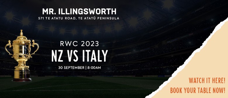 Rugby World Cup NZ vs Italy
