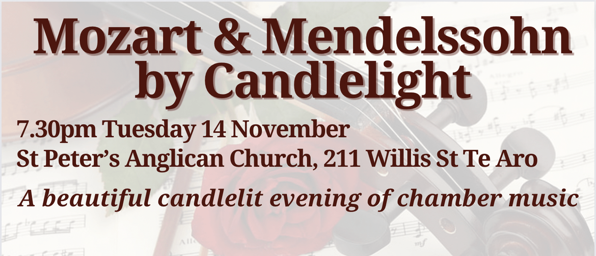 Mozart and Mendelssohn by Candlelight