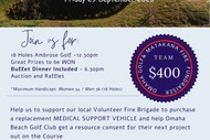 Ambrose Golf Fire Fundraiser at Omaha Golf Club  (team of 4)