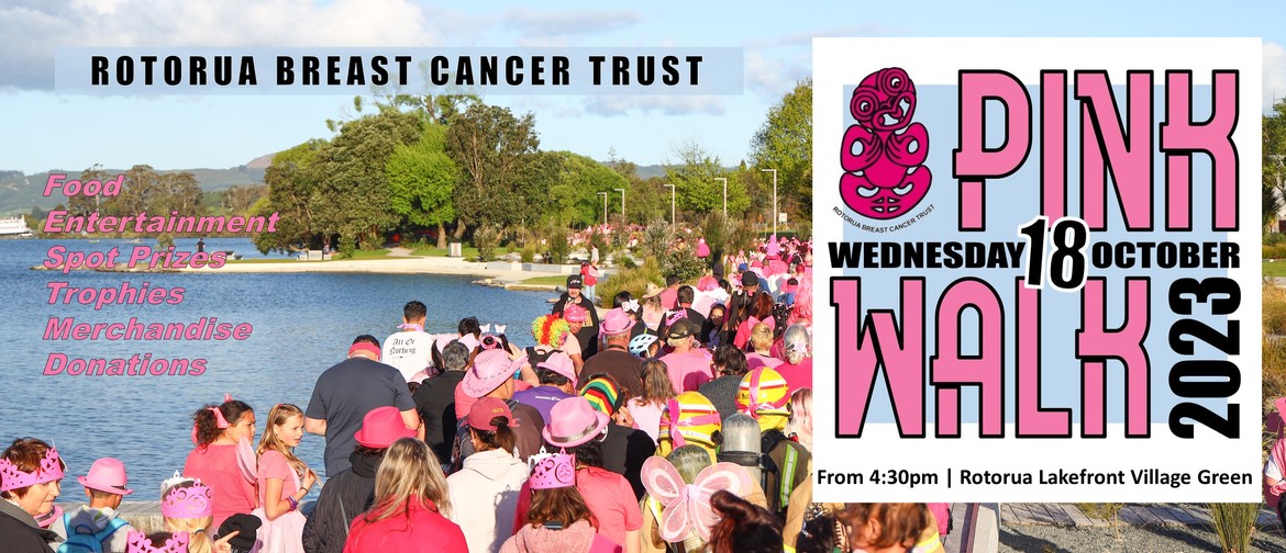 2023 Rotorua Breast Cancer Trust Pink Walk
