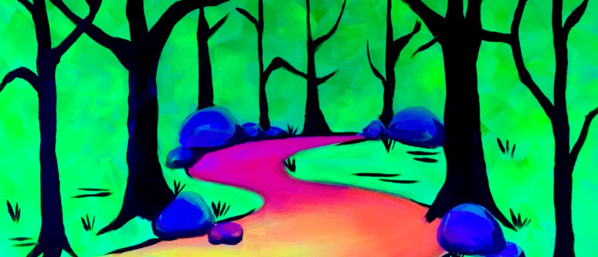 Hamilton Glow in the Dark Paint Party - Enchanted Forest