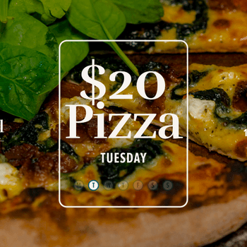 Hawea Hotel: $20 Pizzas Every Tuesday!