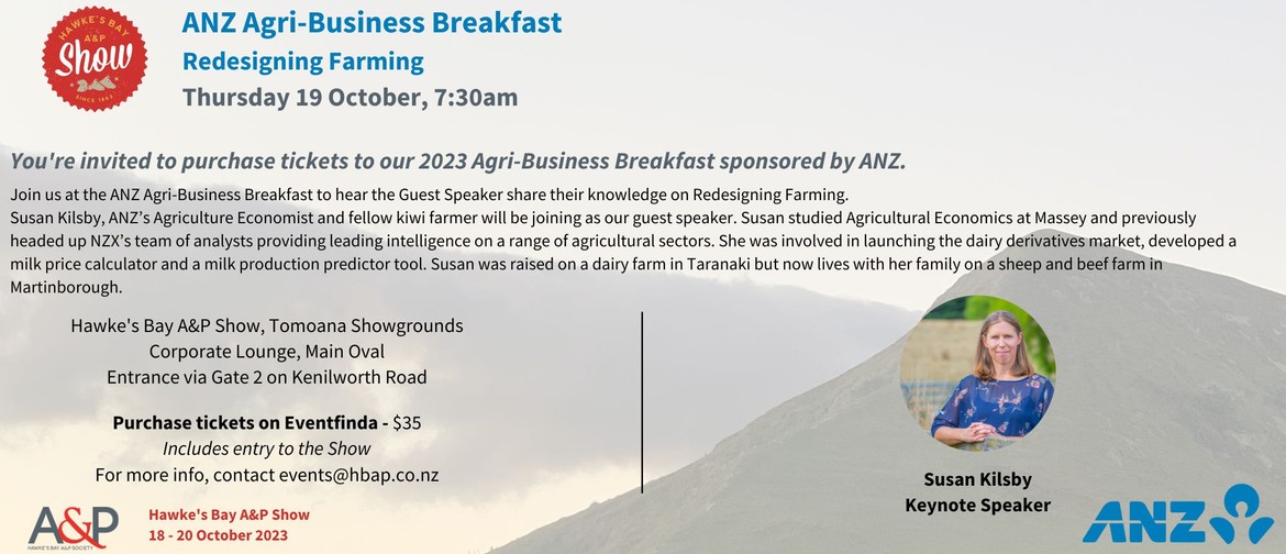 Agri-Business Breakfast at the Hawke's Bay A&P Show