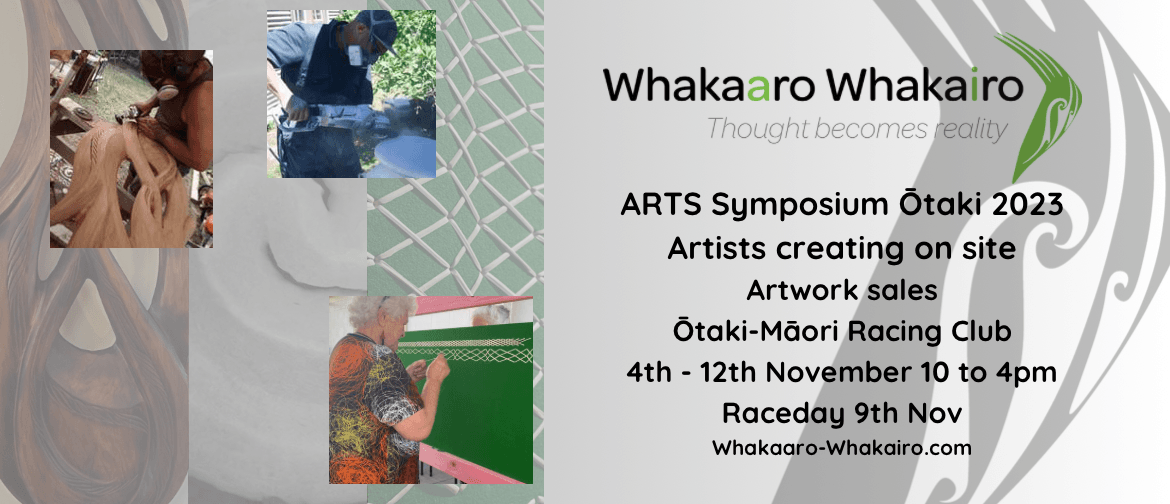 Whakaaro Whakairo Arts Symposium ōtaki 2023