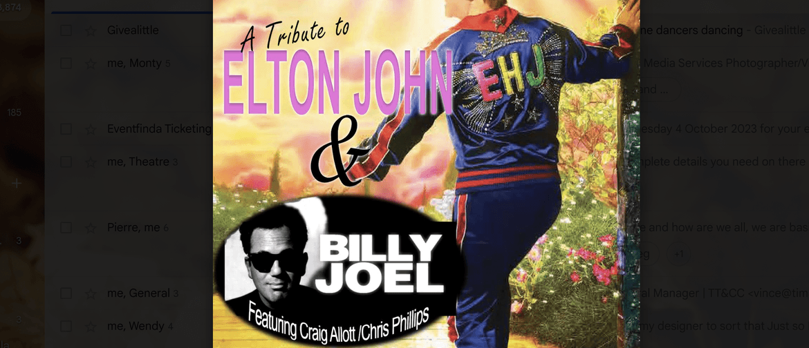 Tribute To Elton John/Billy Joel: CANCELLED
