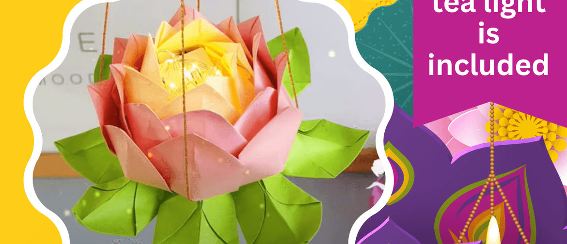 Diwali Lotus Diya Making (Ages 12+, registration required)