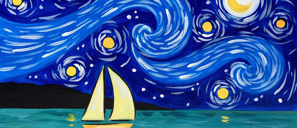 Whangarei Paint & Wine Night - Sail a Starry Night