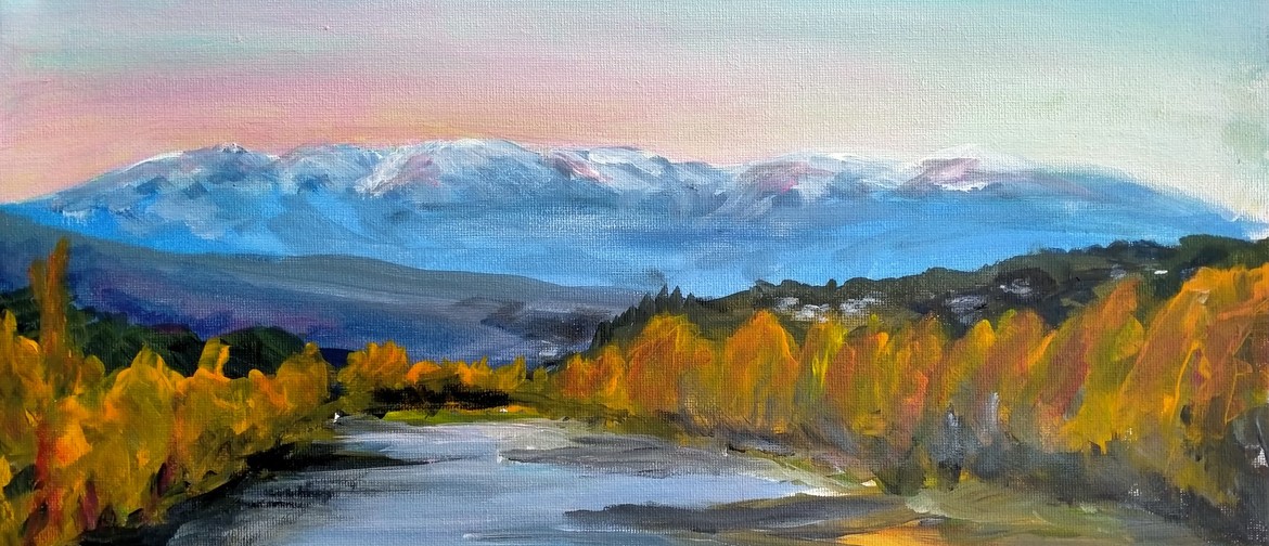 Wellington Paint and Wine Night - Hutt River Sunset