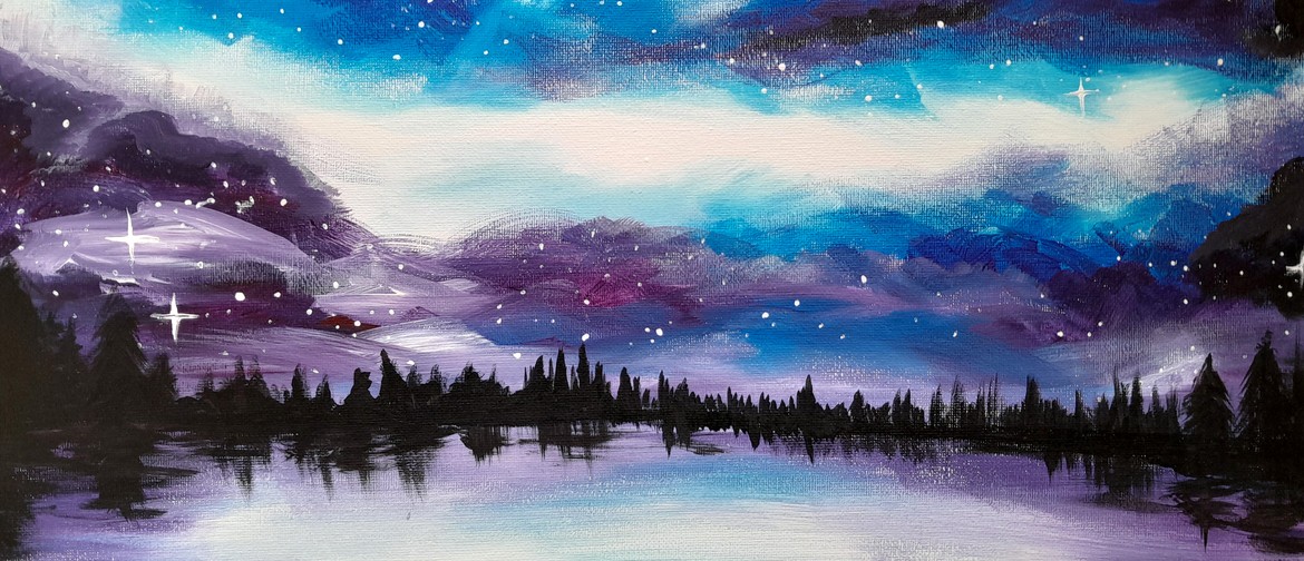 Auckland Paint and Wine Night - Lost in Space