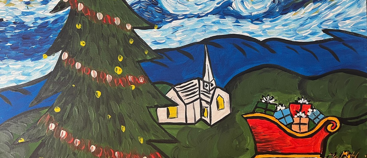 Taupo Paint & Wine Night - A Starry Christmas Night