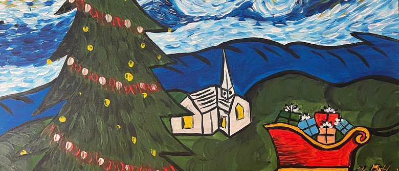 Dunedin Paint and Wine Night - A Starry Christmas Night