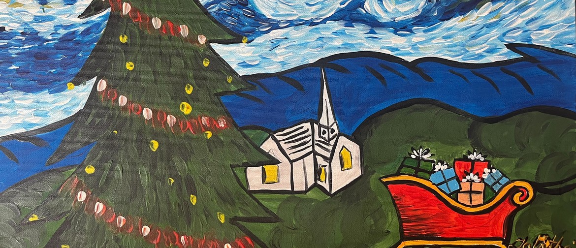 Wellington Paint and Wine Night - A Starry Christmas Night