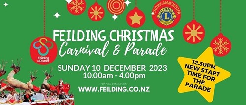 Feilding Christmas Carnival & Manchester Lions Parade